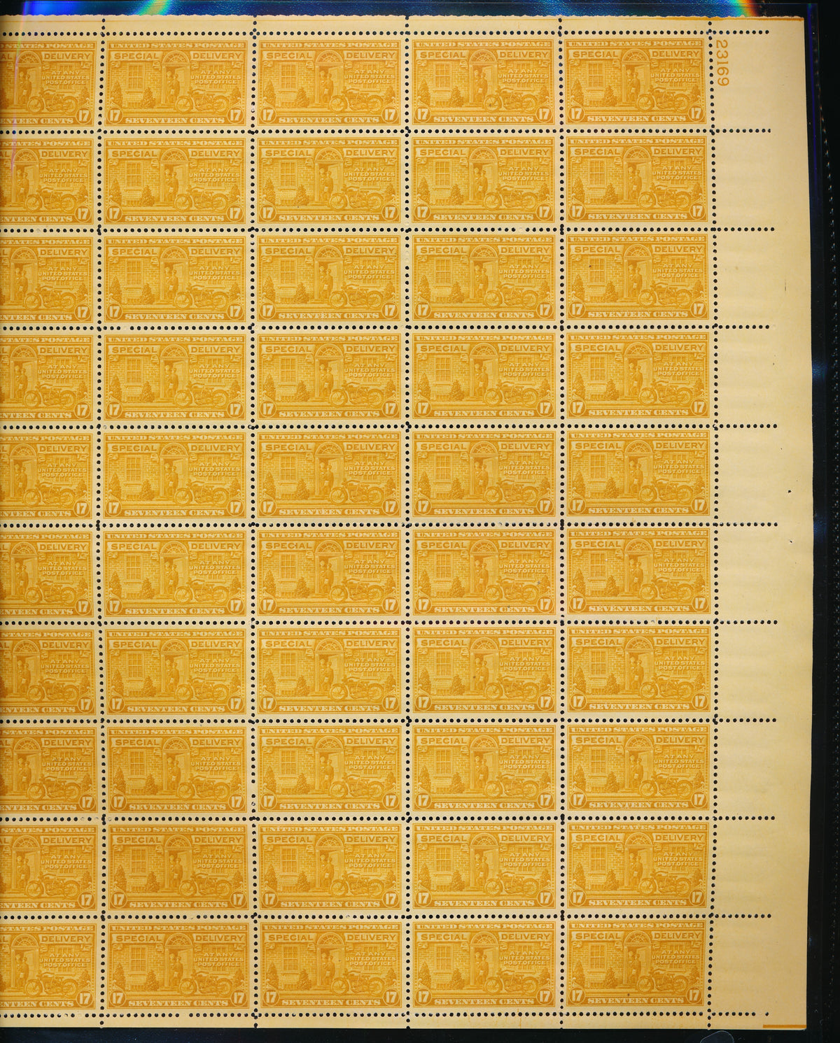 SHEETS BACK OF BOOK