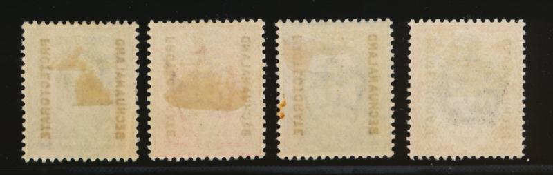 BECHUANALAND 76-79 MINT F-VF HINGED KING EDWARD