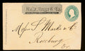 (US) U161 WELLS FARGO 3c GREEN CREAM ENTIRE