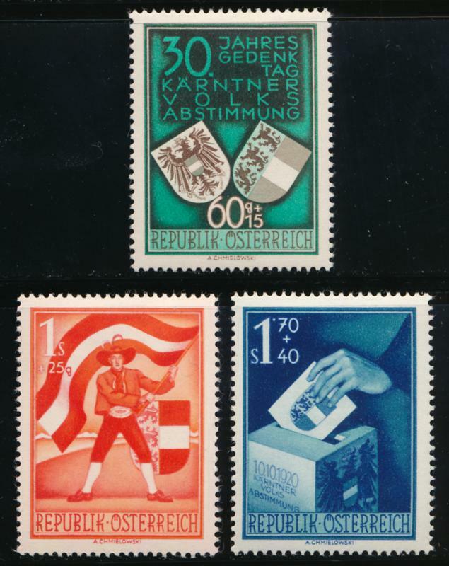 AUSTRIA B269-B271 MINT LH. FLAG