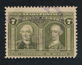 CANADA 100 USED F-VF 7c OLIVE GREEN QUEBEC TERCENTENARY