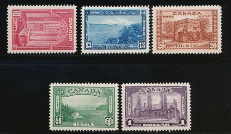 CANADA 241-245 VF LH COMPLETE SET