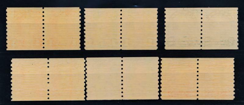 CANADA 178-183 (180 VLH)MINT NH COIL PAIRS KGV