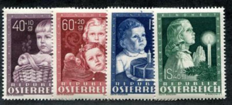 Austria B260-263 MNH