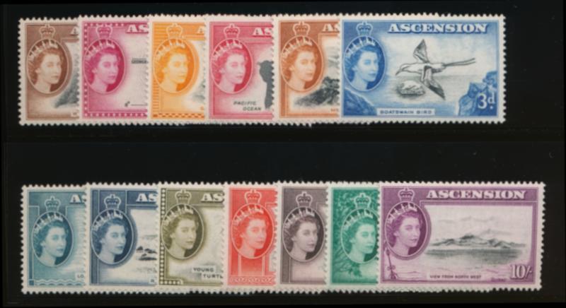 ASCENSION 62-74 MINT F-VF LH QEII