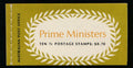 AUSTRALIA 515a & 517a MINT NH, BOOKLET PRIME MINISTERS .