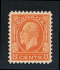 CANADA 200 MINT HINGED VF 8c KGV MEDALLION