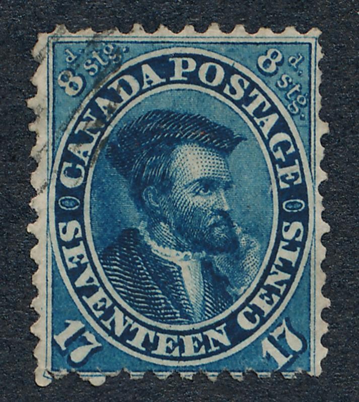 CANADA 19 USED FINE SHORT PERF