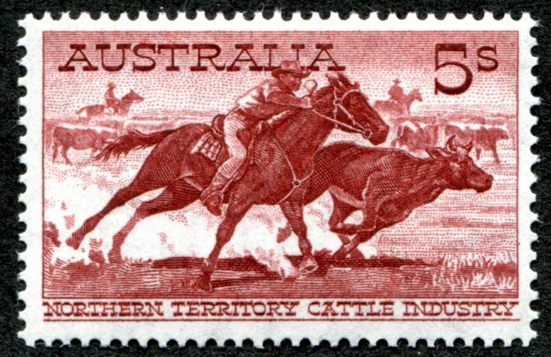 Australia 331Mint NH, QEII Good white paper. Horse