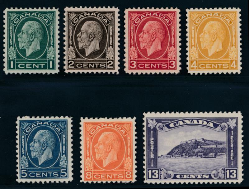 Canada 195-201 Mint LH