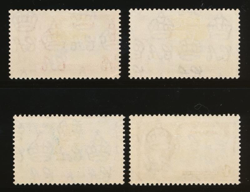 ASCENSION 33-36 MINT LH/HINGED KING GV 1935 SILVER JUBILEE