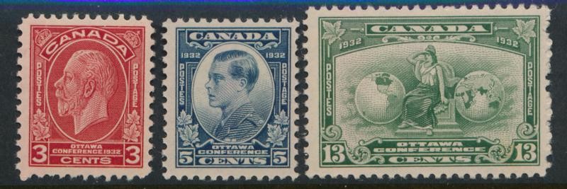 CANADA 192-194 MINT NH F-VF CONFERENCE