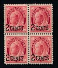 CANADA #87 MINT VF-XF NH 2c OVERPRINT QUEEN VICTORIA