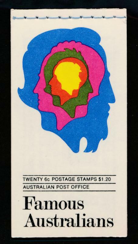 AUSTRALIA SCOTT 454a-57a $1.20 FAM.AUSTRALIANS BOOKLET