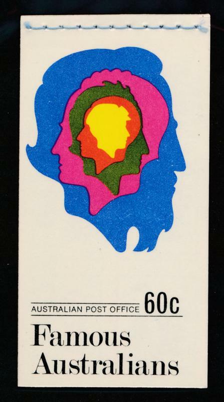 AUSTRALIA SCOTT 454a & 455a 60c FAM.AUSTRALIANS BOOKLET