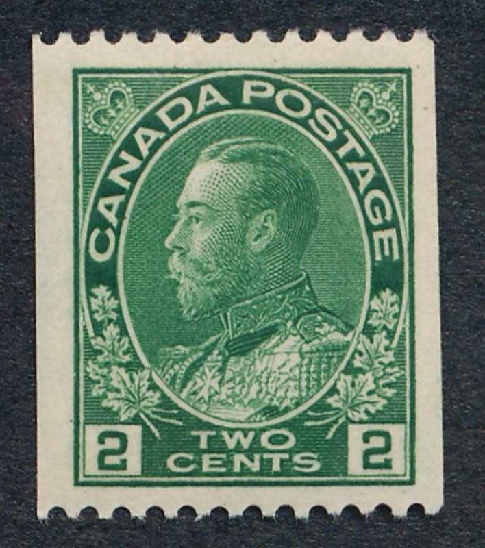 CANADA 133 MINT VF LH PERF 12 HORIZ.COIL