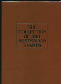AUSTRALIA 1981 STAMP YEAR COLLECTION. BROWN FRONT COVER