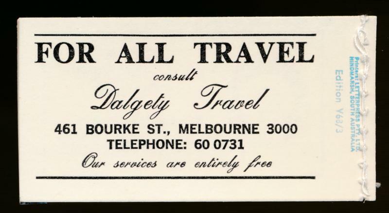 AUSTRALIA SG. SB44 $1 BOOKLET, MINT NH, FAMOUS AUSTRALIANS