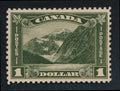 CANADA 177 MINT HINGED VF $1 MT CAVELL OLIVE GREEN