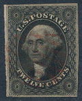 17 U.S. 12c WASH. USED VF APS CERT.