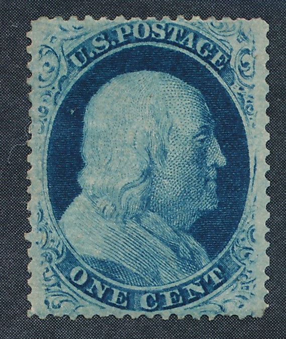24 U.S. 1c FRANKLIN VF MINT HINGED