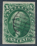 14 U.S. 10c WASH. USED F-VF LIGHT CANCEL