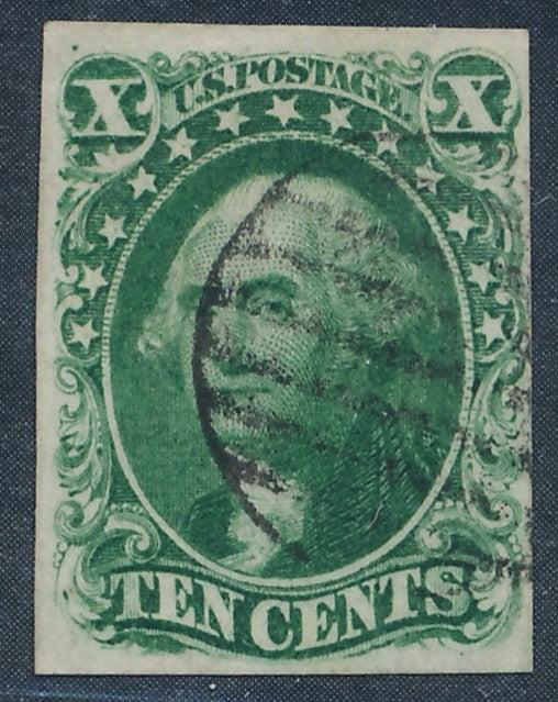 14 U.S. 10c WASH. USED F-VF LIGHT CANCEL