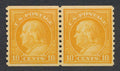 497 U.S. MINT  F-VF  HINGED PAIR