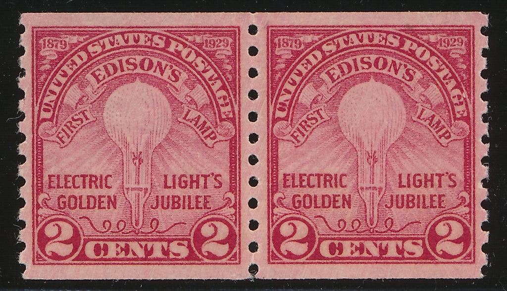 656 U.S. MINT F-VF PAIR NH (#35077)