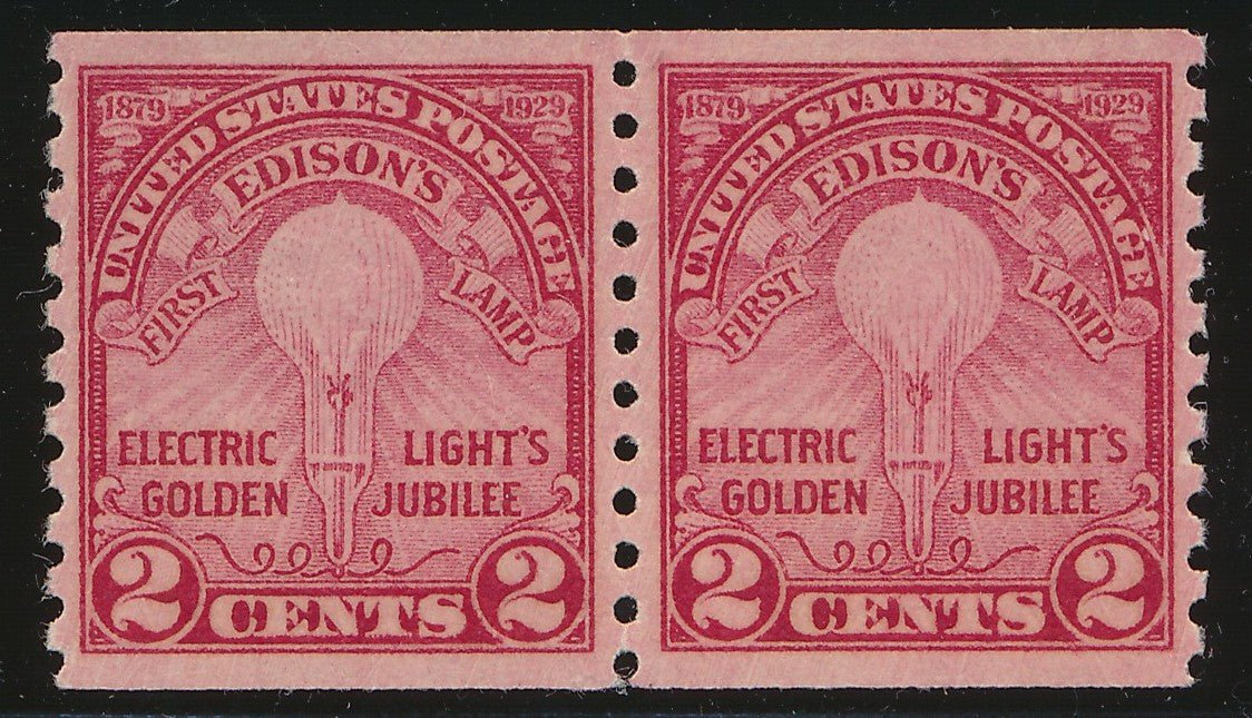 656 U.S. MINT F-VF PAIR NH (#35077)