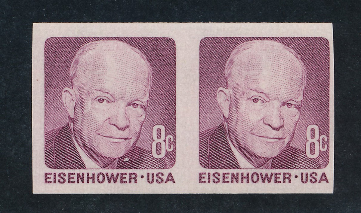 1402a U.S. MINT F-VF NH IMPERF PAIR (#35083)