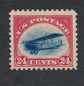 C3 U.S. MINT F-VF HINGED 24c JENNY (#35091)